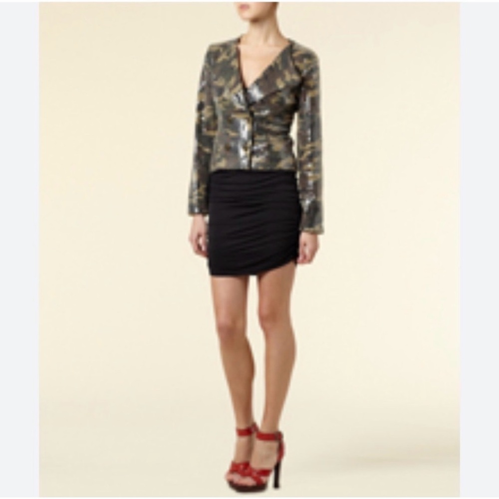 Apart US 6 Women's Sequin Camouflage
Crop Blazer